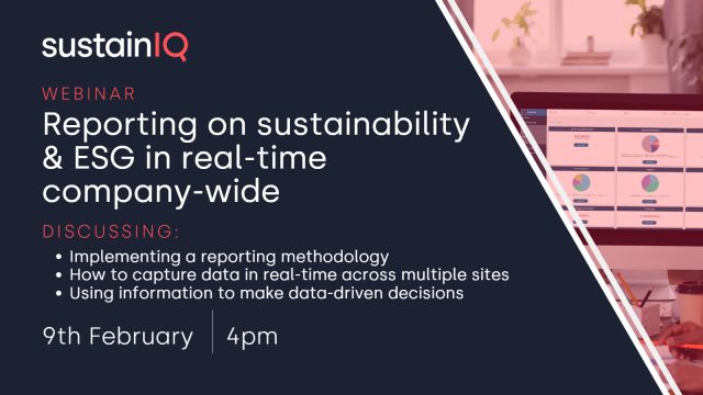 Reporting on sustainability ESG in real time company wide - SustainIQ