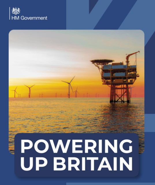 Powering Up Britain document front cover