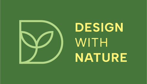 Design with Nature logo Green