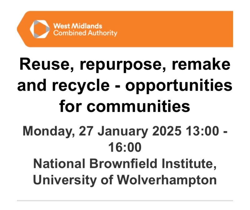 WMCA Reuse, Repurpose, Remake, and Recycle: Opportunities for ...