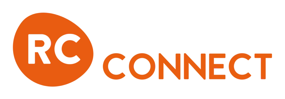 Reset Connect Logo Half Reversed OUTLINE HR