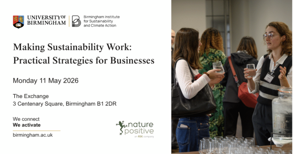 Making Sustainability Work: Practical Strategies for Businesses - 11 May 2026